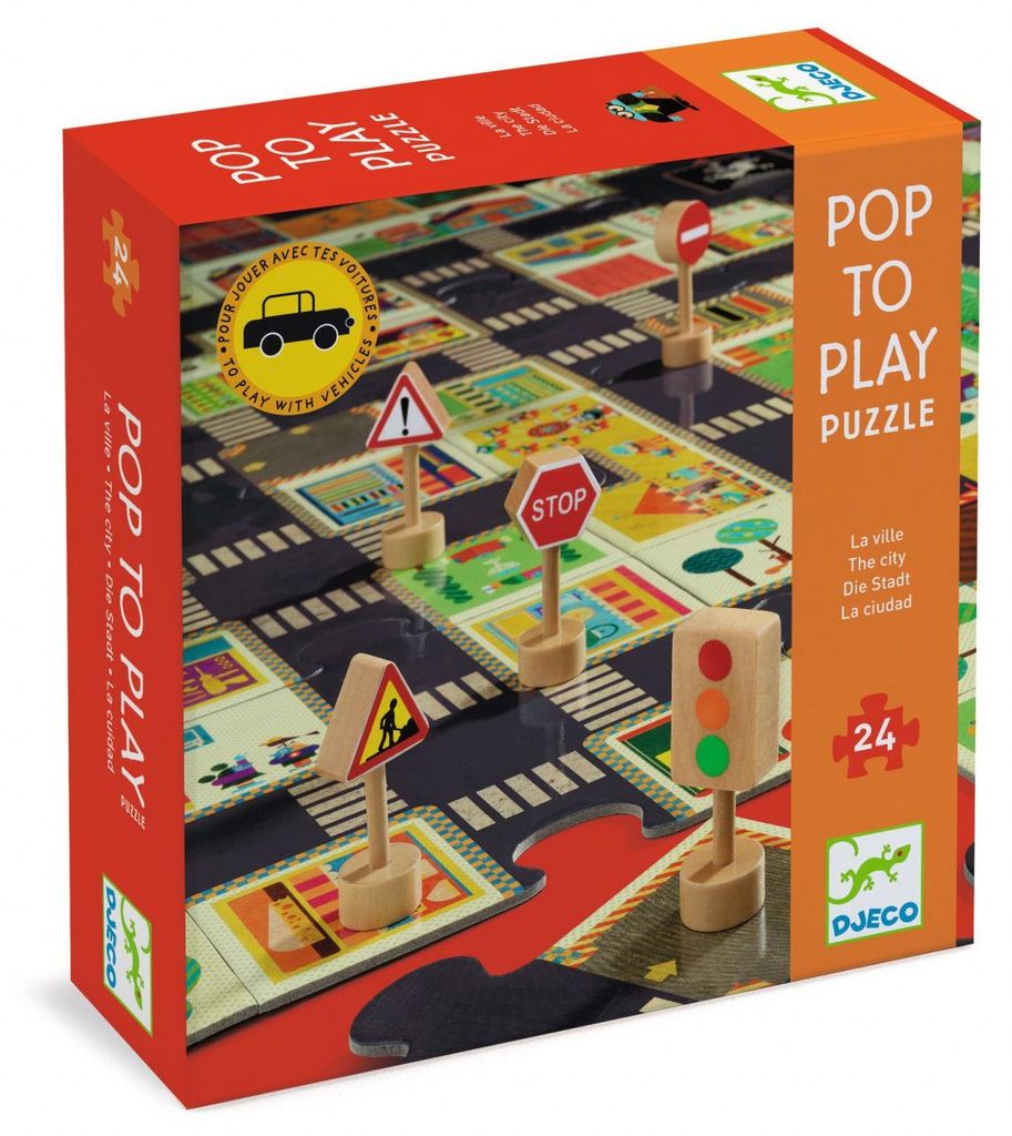 Puzzle Pop pour jouer à Orasul, Djeco Image du produit 