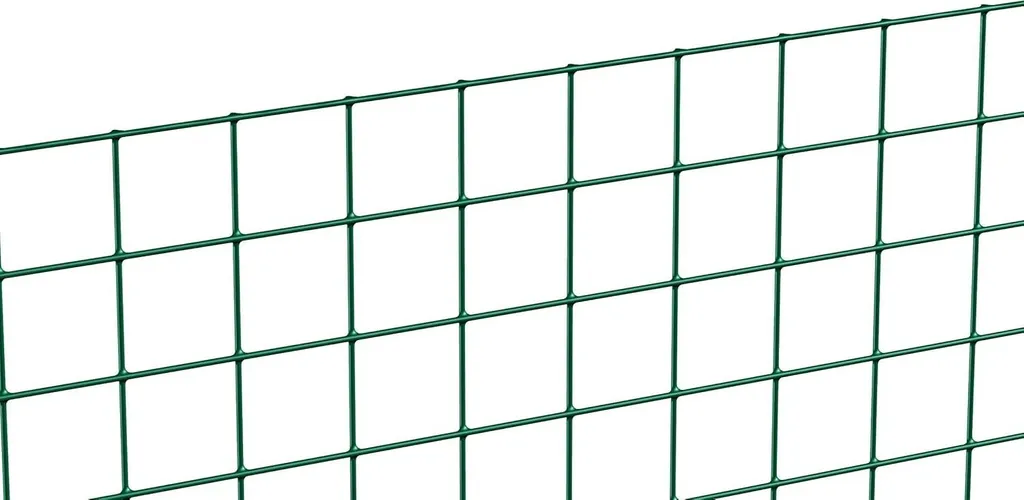 Grillage rigide en panneau de clôture vert maille 127x127mm 1m x 5m
