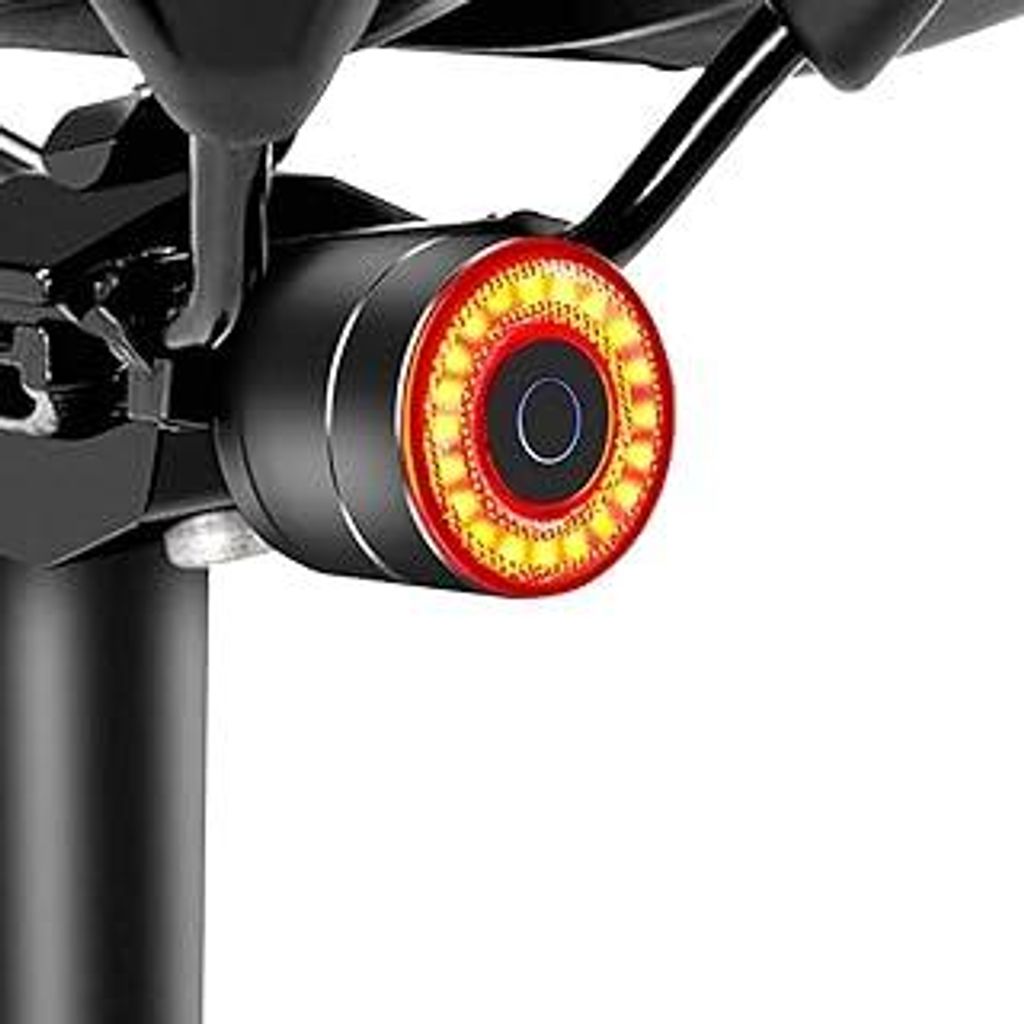 Monkey Home Smart Fahrrad Rücklicht, Auto On/Off Fahrrad Taschenlampe, Auto Lichtsensor USB Akku, LED Fahrradlichter für Kinder und Erwachsene ?E...