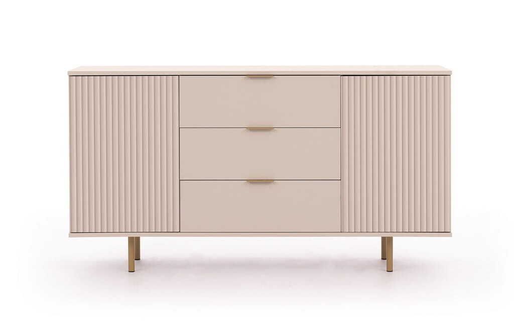Komoda NUBIA NB-02 w Stylu LOFT 3 Szuflady 2 Drzwiczki Zdjęcie produktu 
