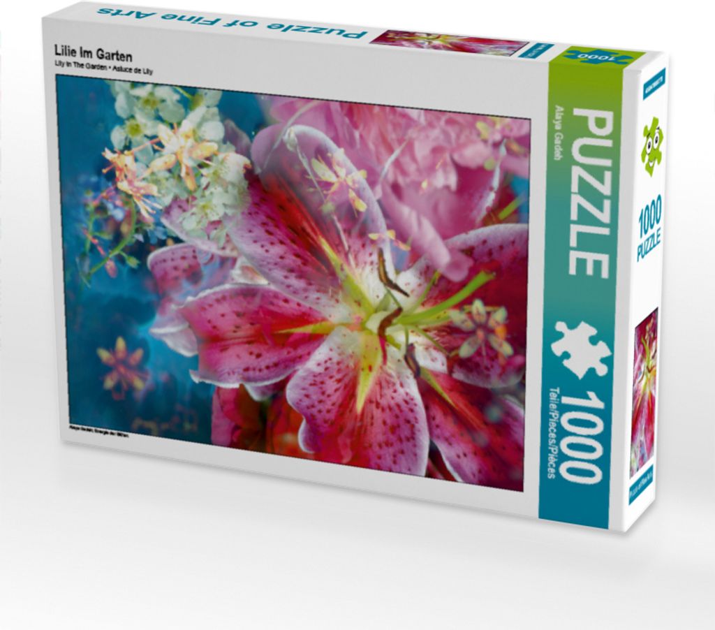 CALVENDO Puzzle Lilie Im Garten 1000 Teile Puzzle hoch | 1000 Teile Lege-Größe 64x48cm Foto-Puzzle für glückliche Stunden