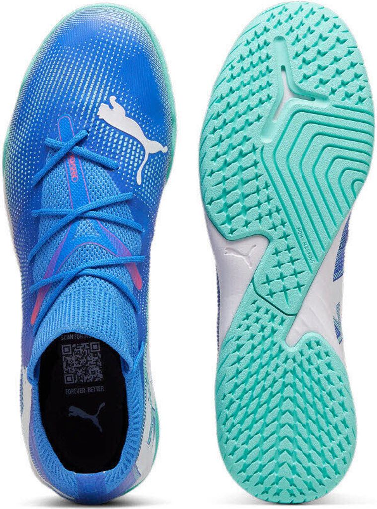 PUMA Future 7 Match IT buty piłkarskie męskie niebieski Zdjęcie produktu 3
