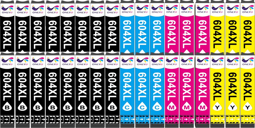 30er 604 XL Kompatible für Epson 604XL Druckerpatronen WF-2910 WF-2930 WF-2935 WF-2950 XP-2200 XP-2205 XP-3200 XP-3205 XP-4200 XP-4205 XP-4250
