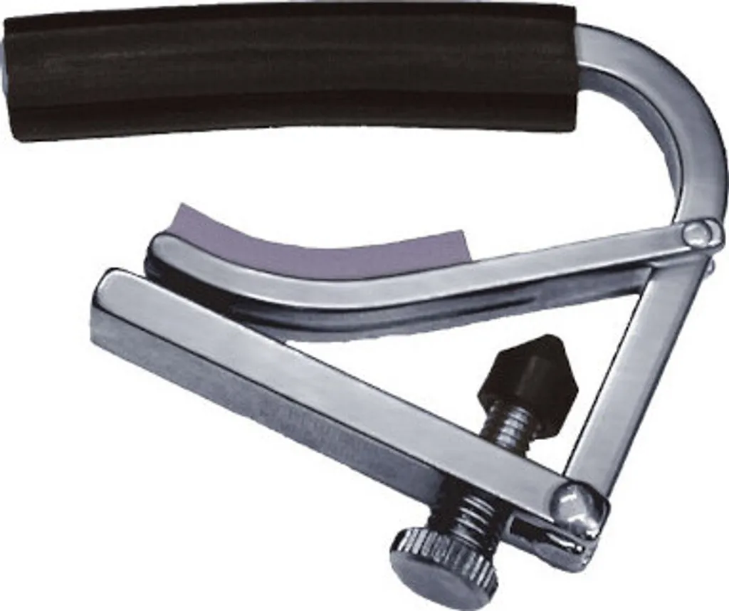 Shubb Capo Lite L1 Argent pour Guitare Folk et Acoustique - Capodastre