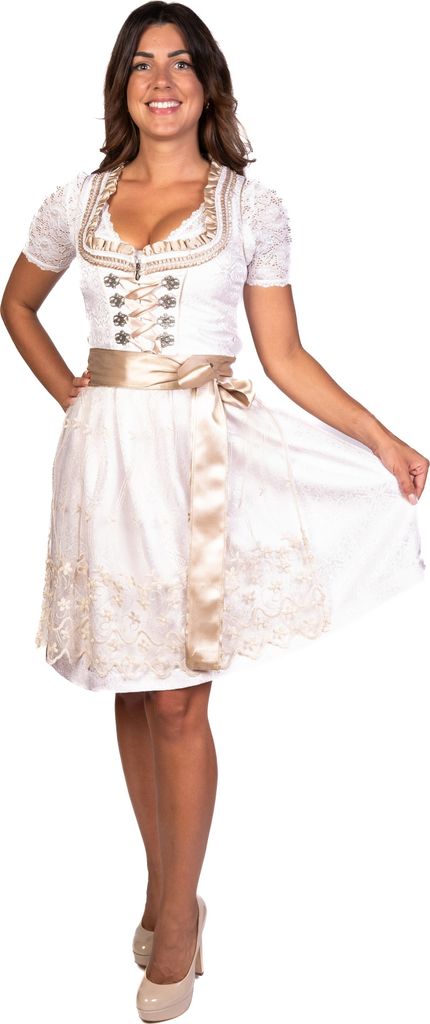 Trachtl Beatrice IN Weiss/Gold 2.TLG 36 Produktbild 