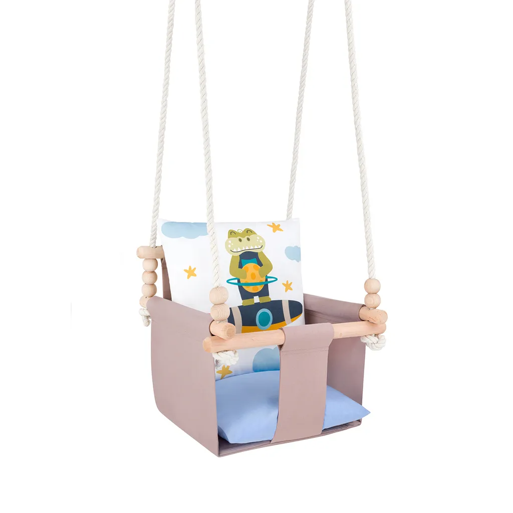 Altalena GUGUPLANET Safari Coccodrillo: La Tradizione del Fatto a Mano - 4