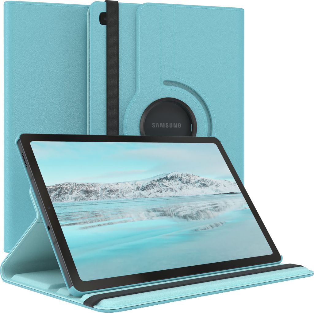 EAZY CASE - Tablet Hülle für Samsung Galaxy Tab S6 Lite Schutzhülle, Tablet Case 360° drehbar in Blau