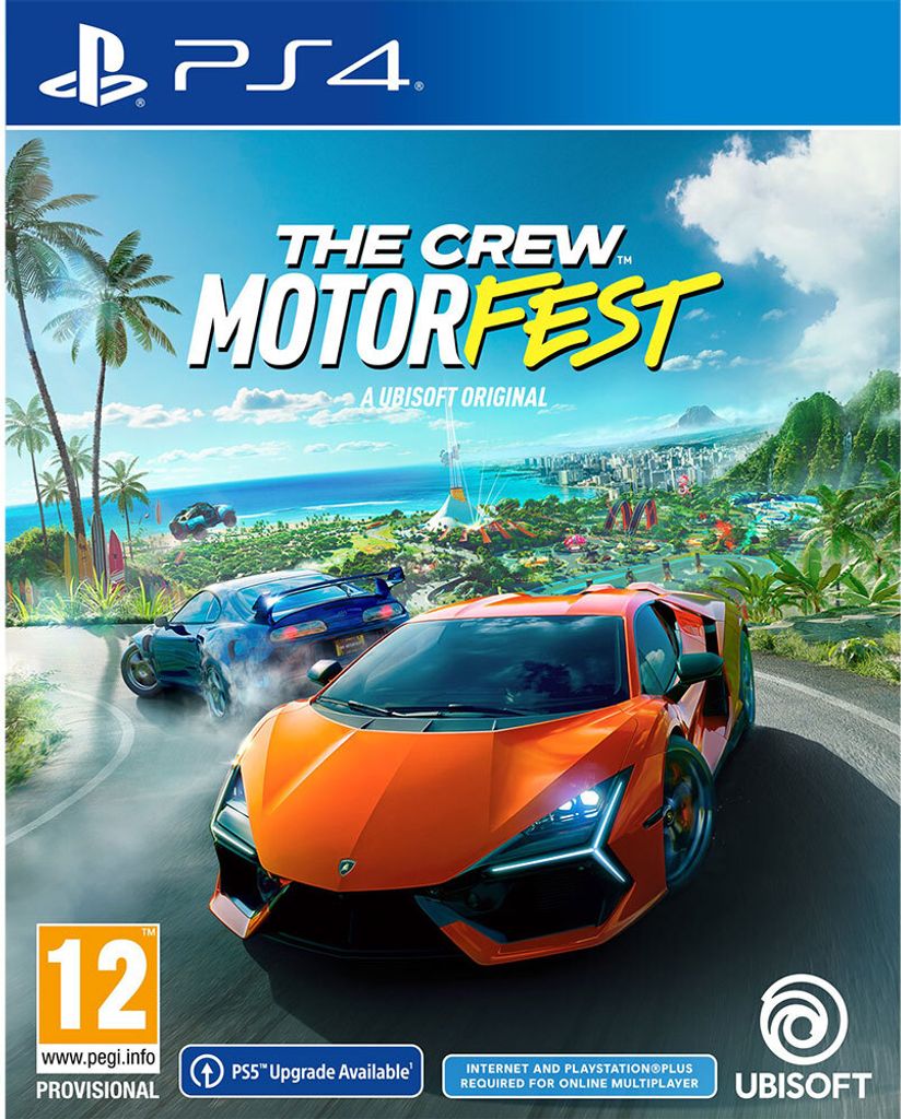 Ubisoft The Crew Motorfest PS4, PlayStation 4, Multiplayer-Modus, RP (Rating Pending), Physische Medien