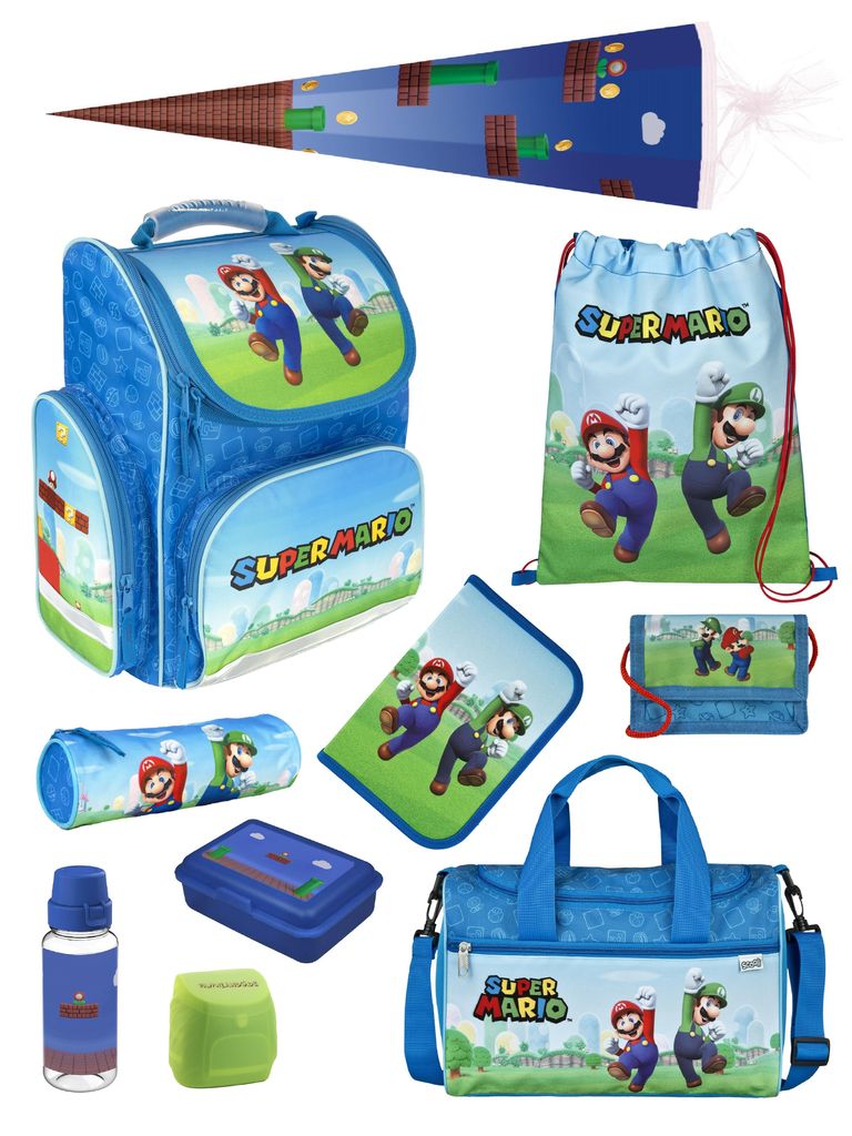 Schulranzen 1. Klasse für Jungen und Mädchen in Blau mit Produktbild 