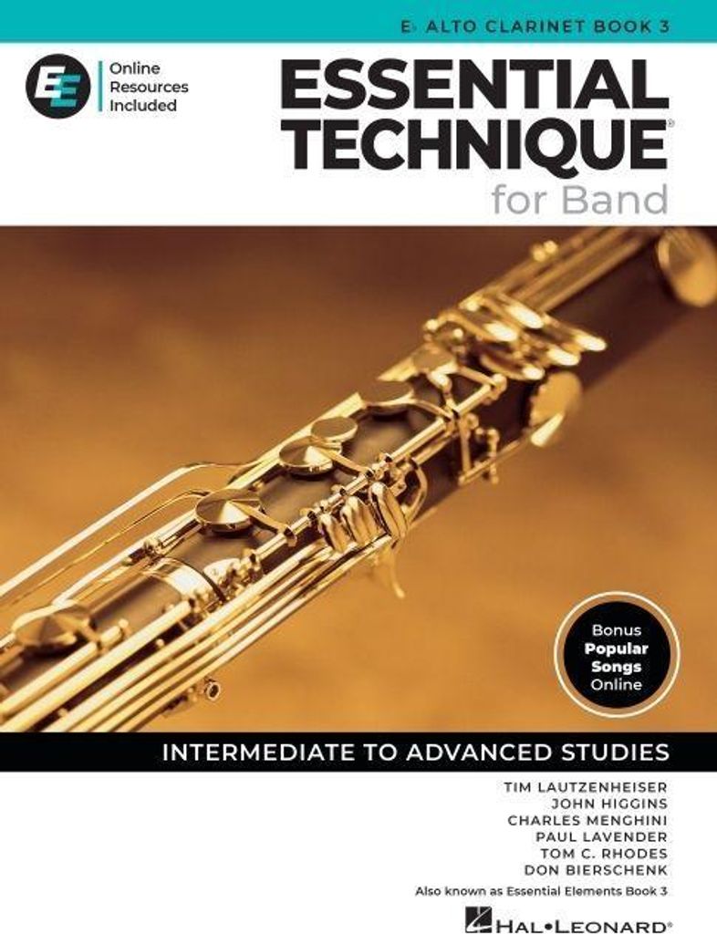 Essential Technique for Band - Eb Alto Clarinet Book 3 with Online Resources