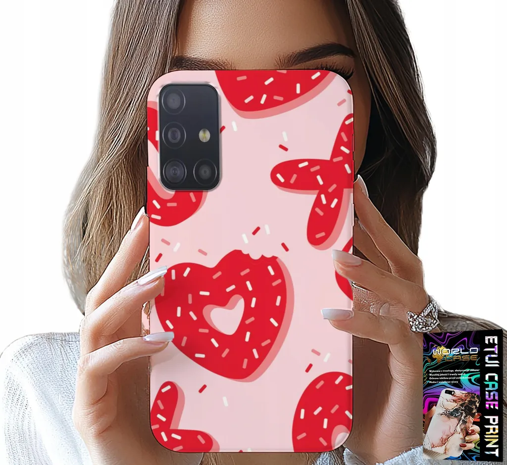 Custodia Samsung M31S Ibrida Vetro 9H + TPU - Cuore XOXO Fashion