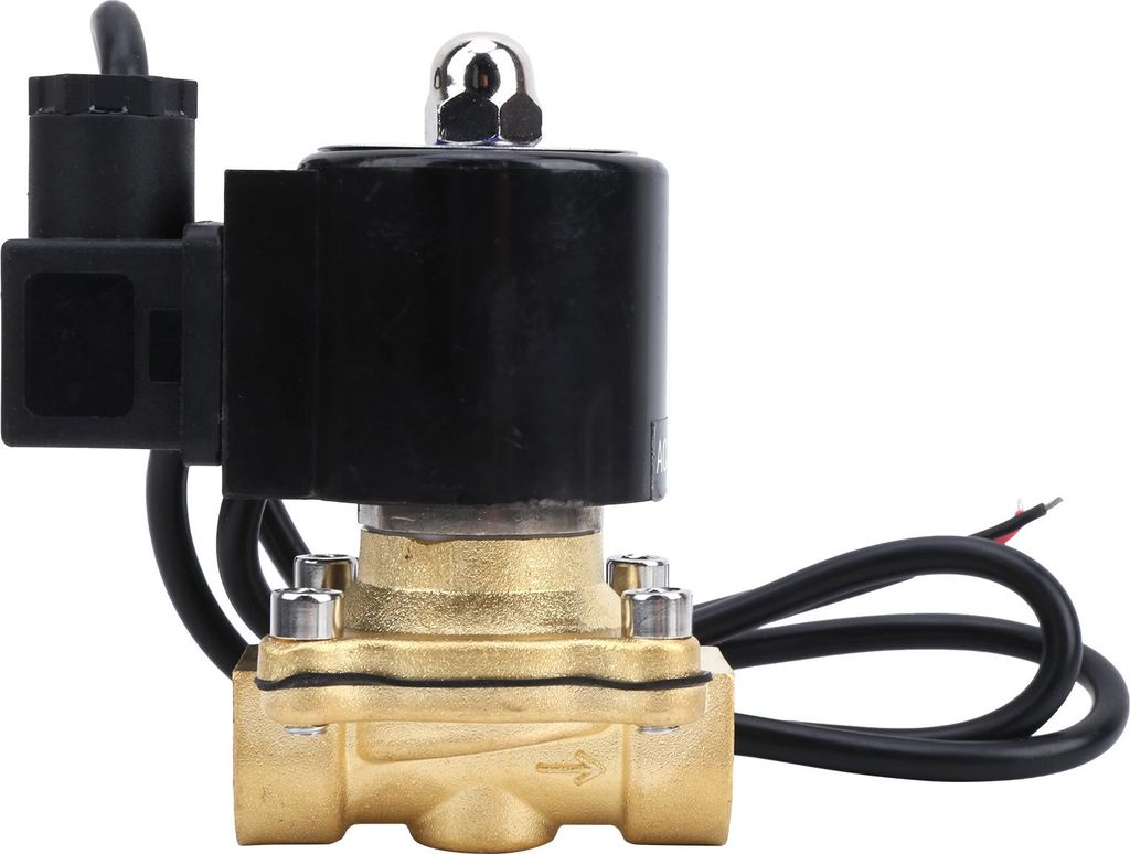Magnetventil aus Messing, stromlos geschlossen, direktwirkend, mit wasserdichter Spule, 2A‐160‐15 G1/2inAC220V