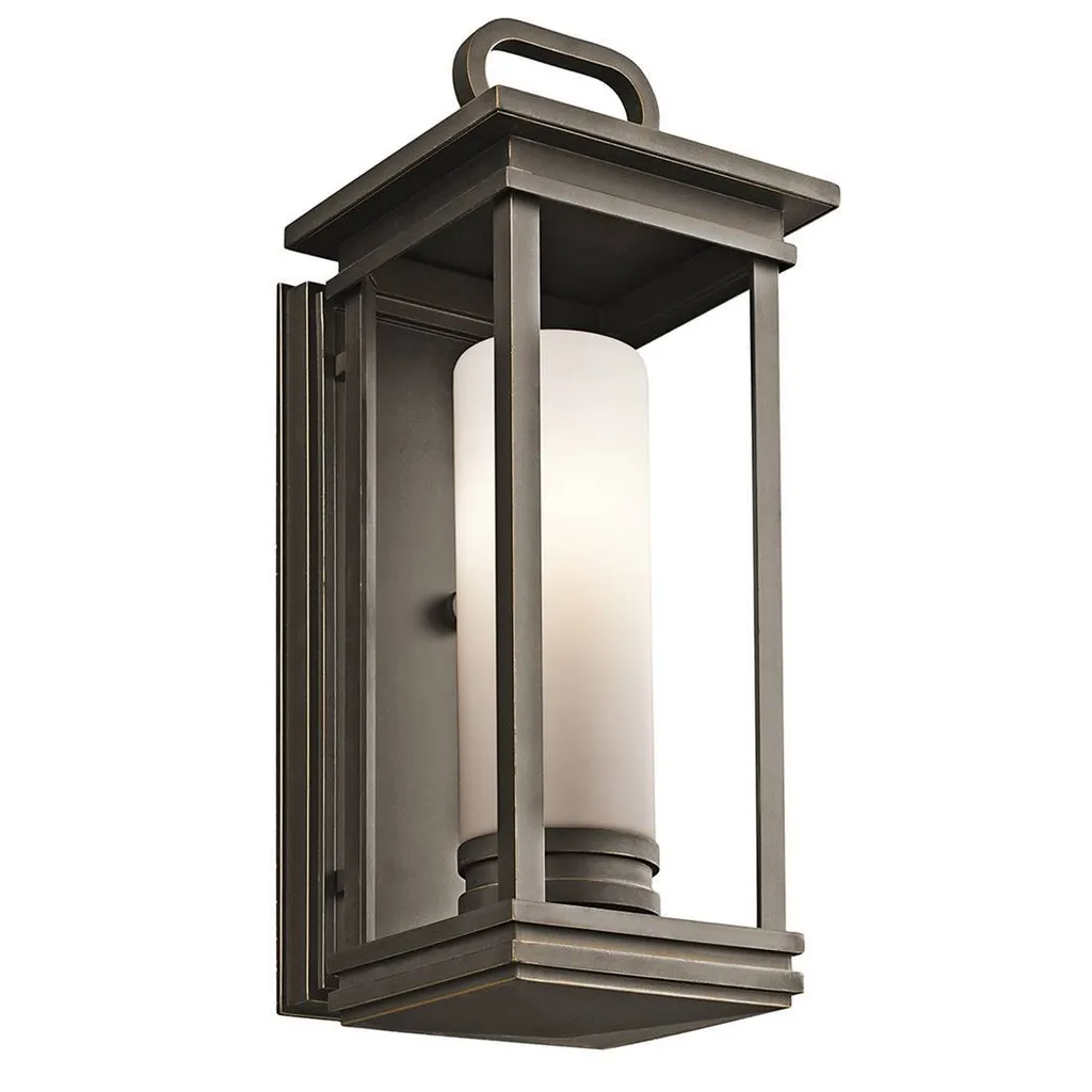 Éclairage d'entrée de villa South Hope applique bronze étanche IP44