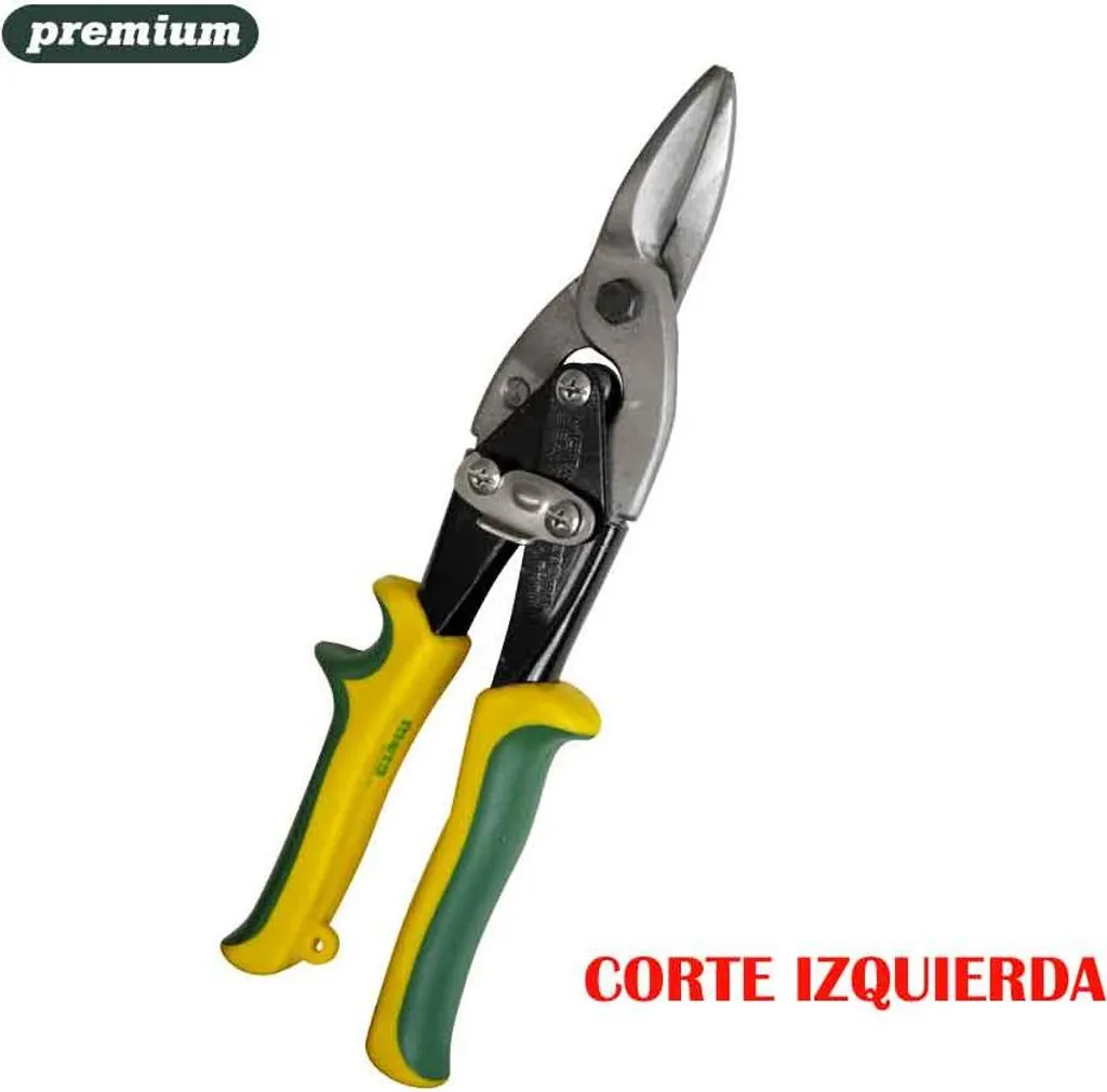 Cesoie per lamiera Mota TH10I 10" in acciaio al cromo vanadio sinistra 25 cm