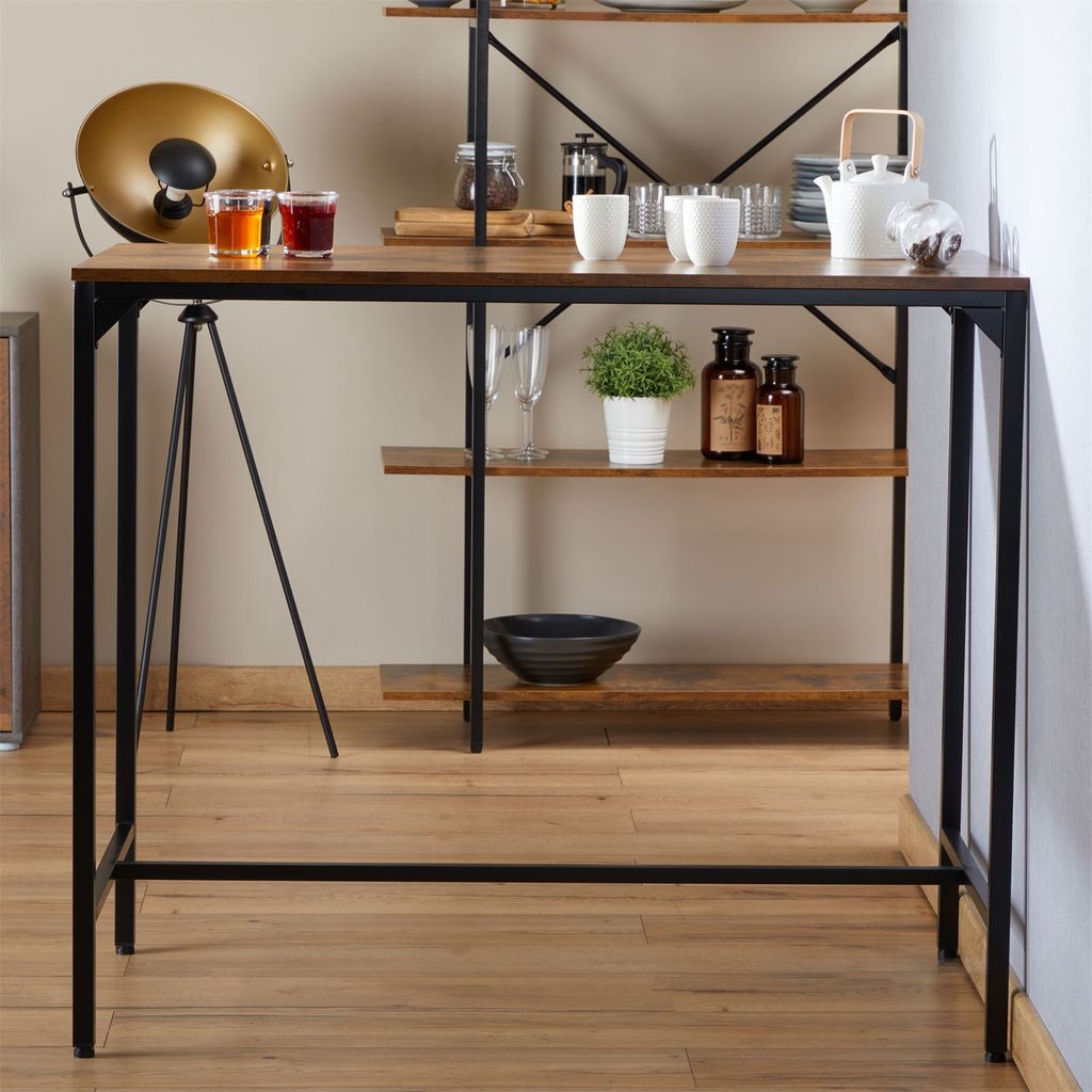 Bartisch LAMEGO schwarz/braun im Industrial | Kaufland.de