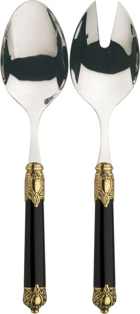 Set Insalata Bugatti Rinascimento MP192031 | Acciaio 18/10 Oro Antico