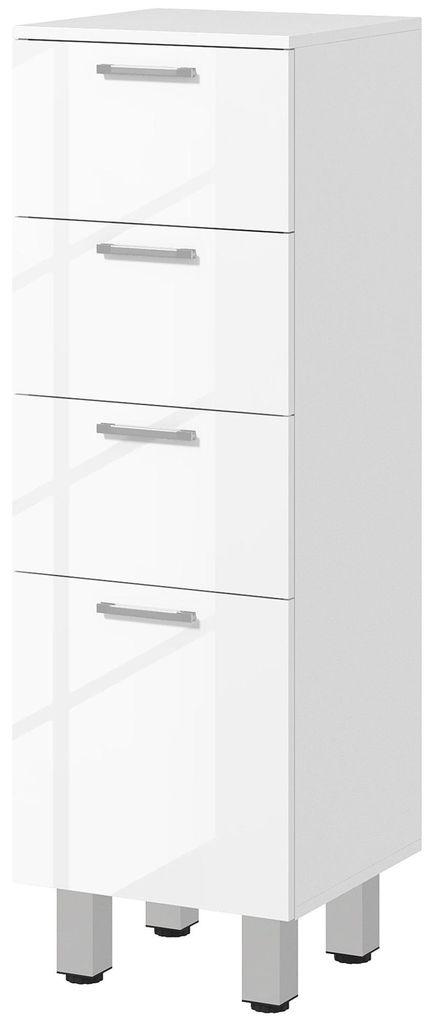 Armoire de salle de bain avec 4 tiroirs – Armoire de Image du produit 