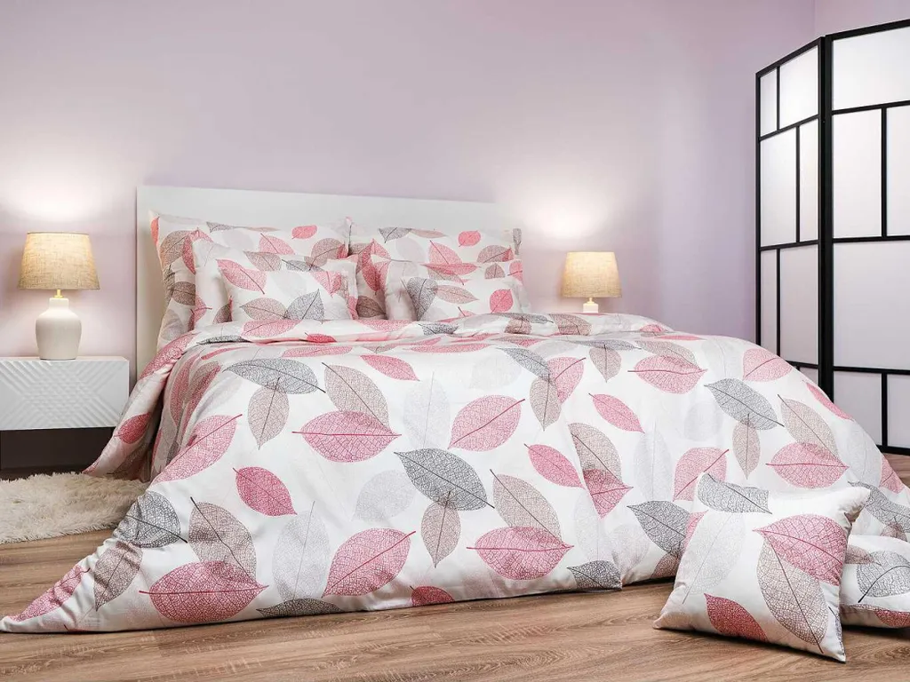 Lino incluso flanella Autunno marrone 140x200, 70x90 cm