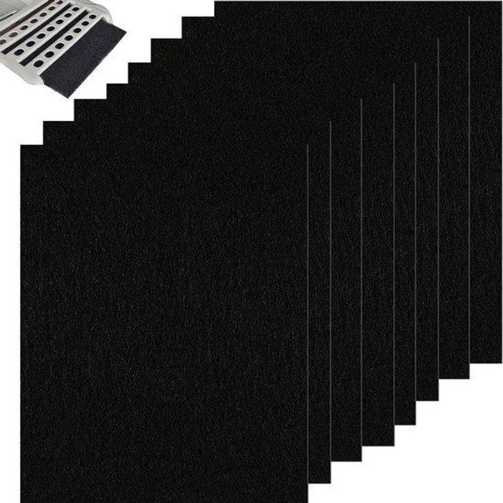 8 Stück Aktivkohle-Filter, 4,5 x 6,5 Zoll (ca. 11,4 x 16,5 cm), Ersatzgeurfilter für Luftfilter