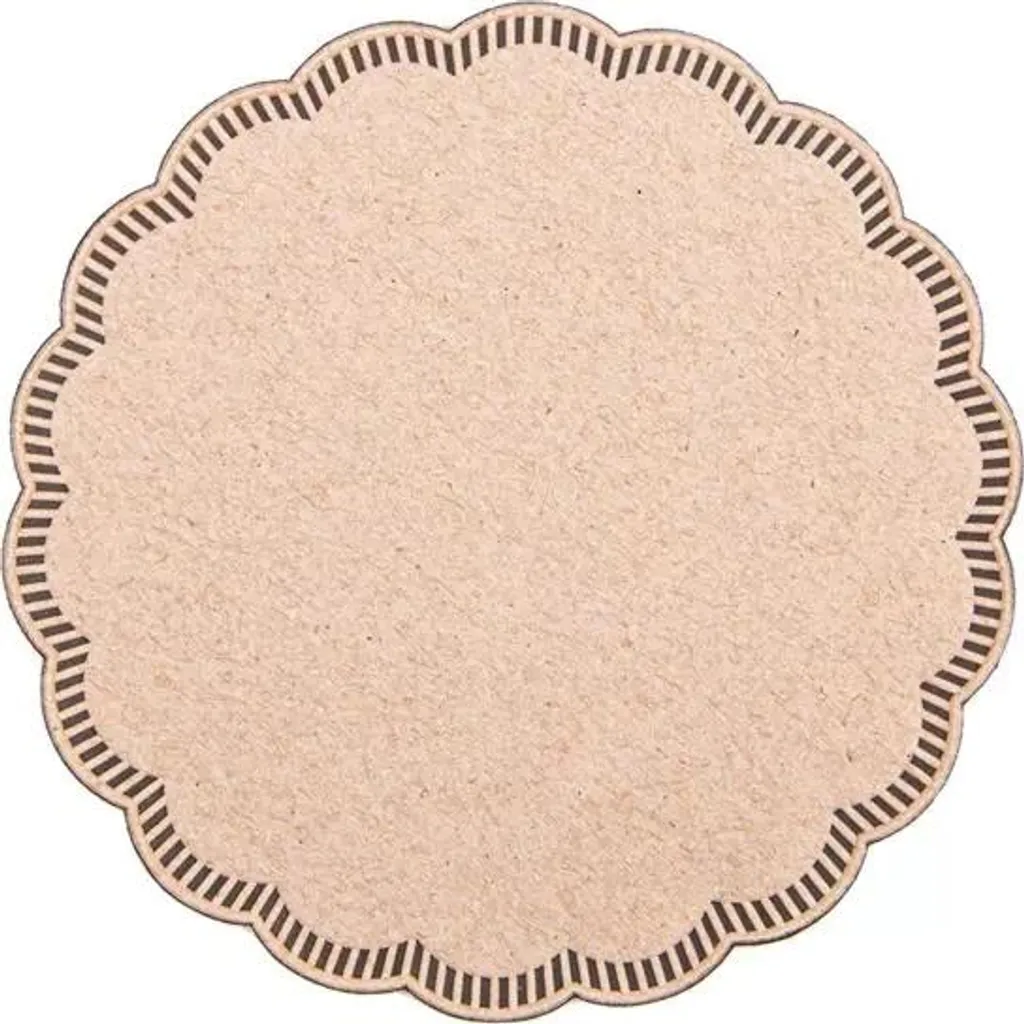 Lot de 250 Sous-tasses Rondes en Papier Marron - diamètre 9 cm