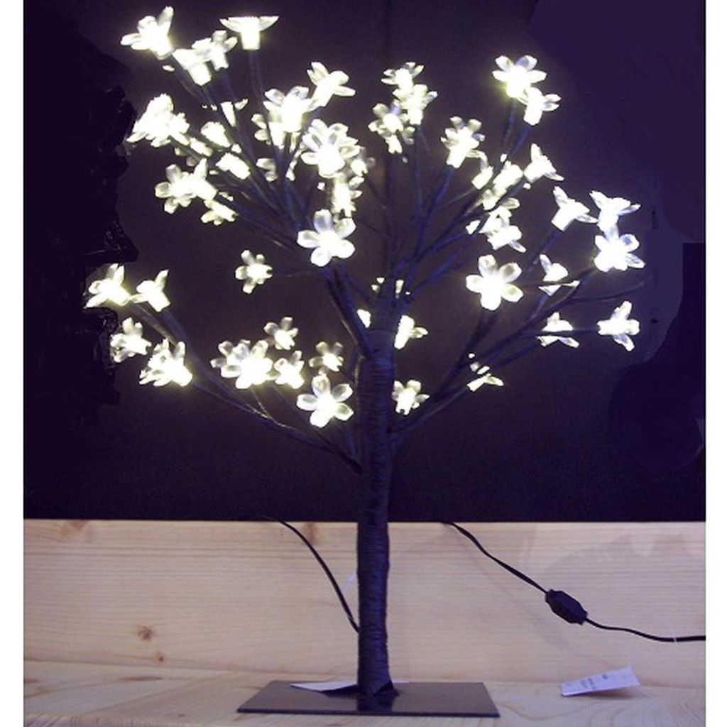 LED Baum mit Blüten 45 cm - außen, Weihnachten