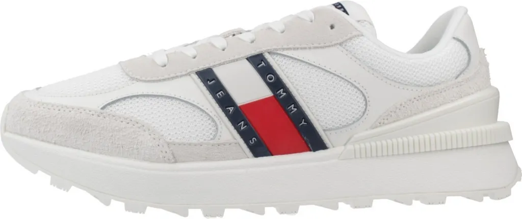 Baskets Sneakers Tommy Jeans Technical Runner Ess Blanc pour Hommes - 2