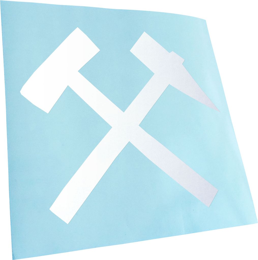 Kiwistar - Autoaufkleber - Bergbau - Glück auf! - Kumpel Heckscheibe - Aufkleber für Auto Kfz Fahrrad, LKW, Truck Mofa