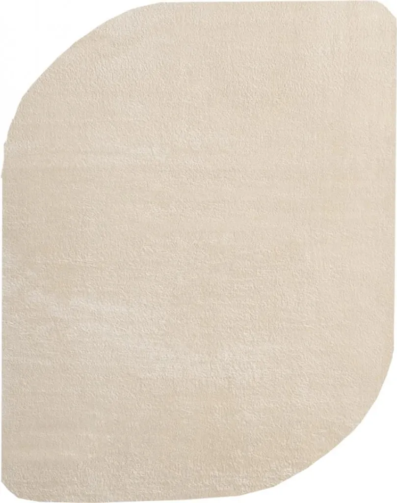 Tapis antidérapant Shape beige clair forme libre chic 120x160 cm