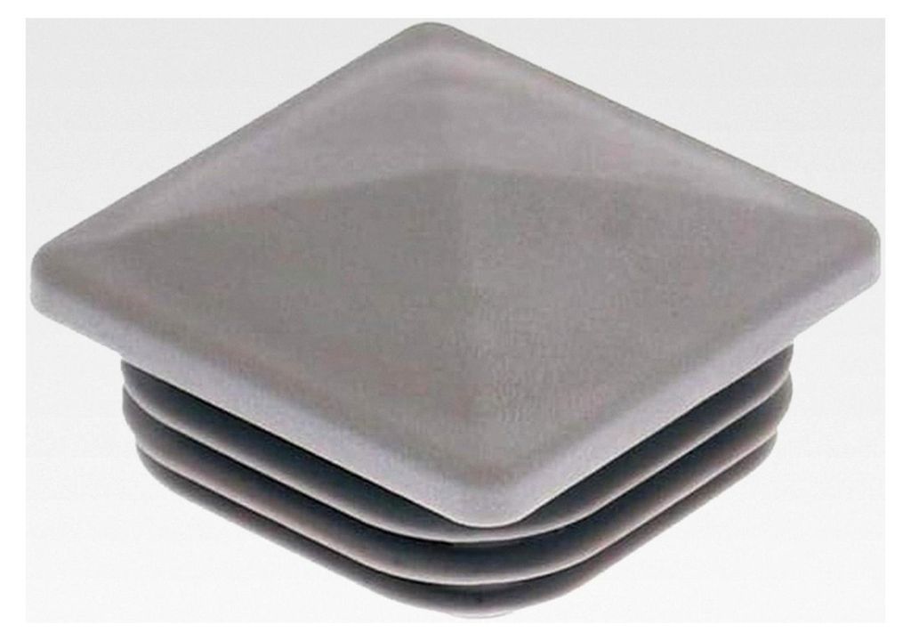 Pfostenkappe 60 x 60 mm aus Kunststoff in Fenstergrau RAL 7040