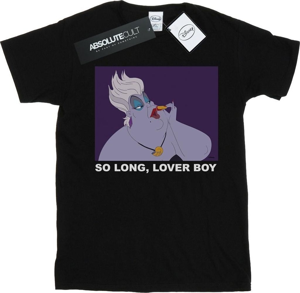 Disney - "The Little Mermaid Lover Boy" T-Shirt für Herren BI19071 (S) (Schwarz)