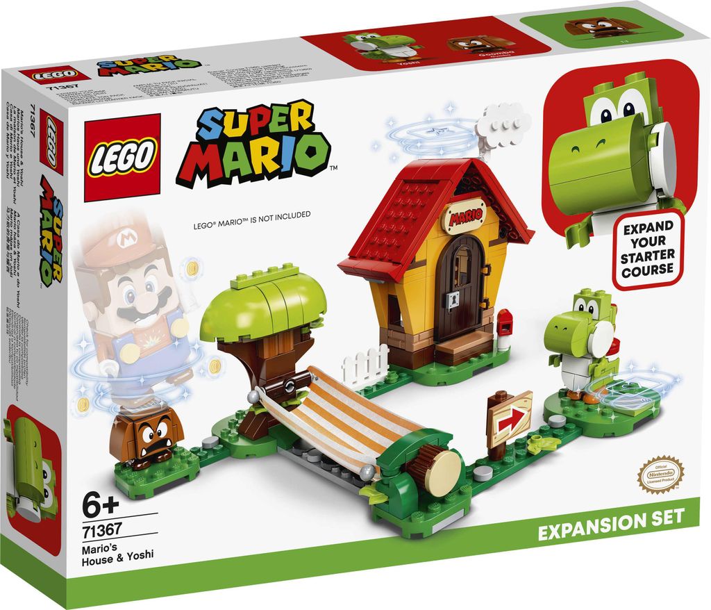 LEGO® Super Mario Maison de Mario et Yoshi Set d'extension Image du produit 