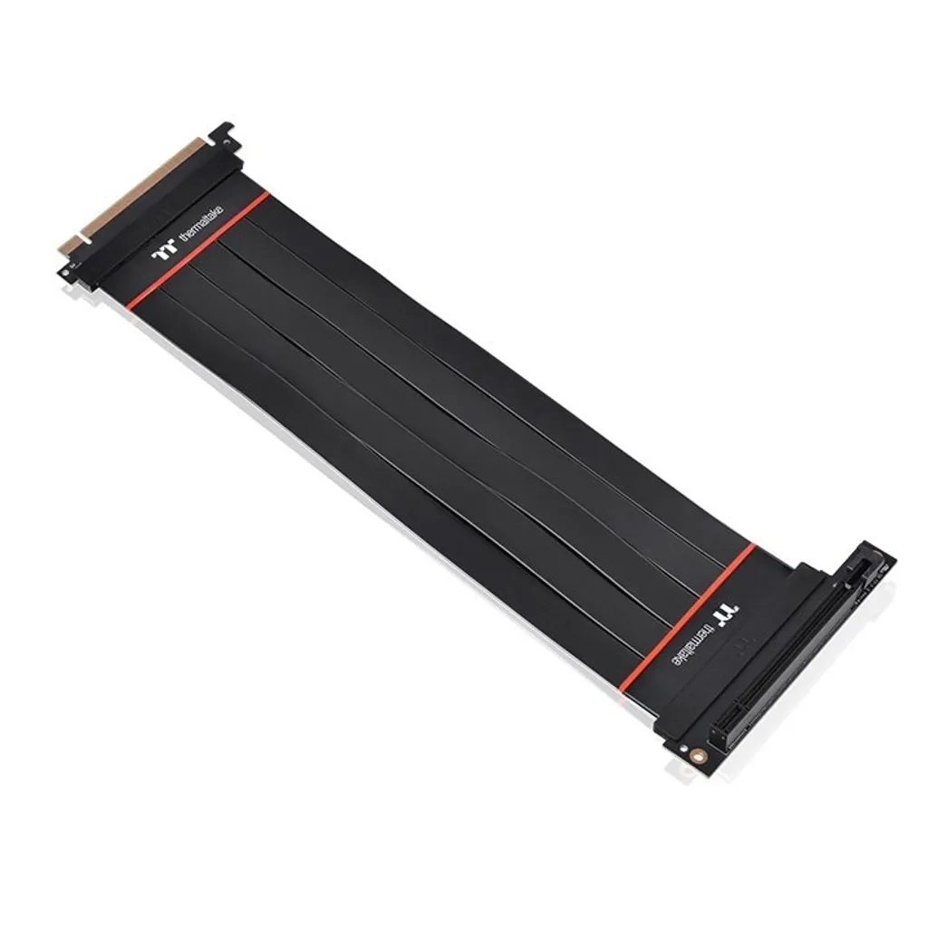 Prolongateur PCI-E 4.0 Flexible 300mm Thermaltake avec Coude 90 Degrés
