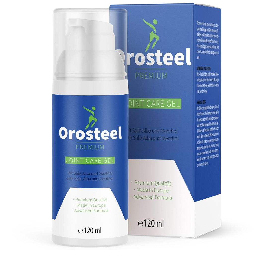 Orosteel Premium Gel| Pflegendes Gel für Muskeln und Gelenke | | Inhalt 120ml