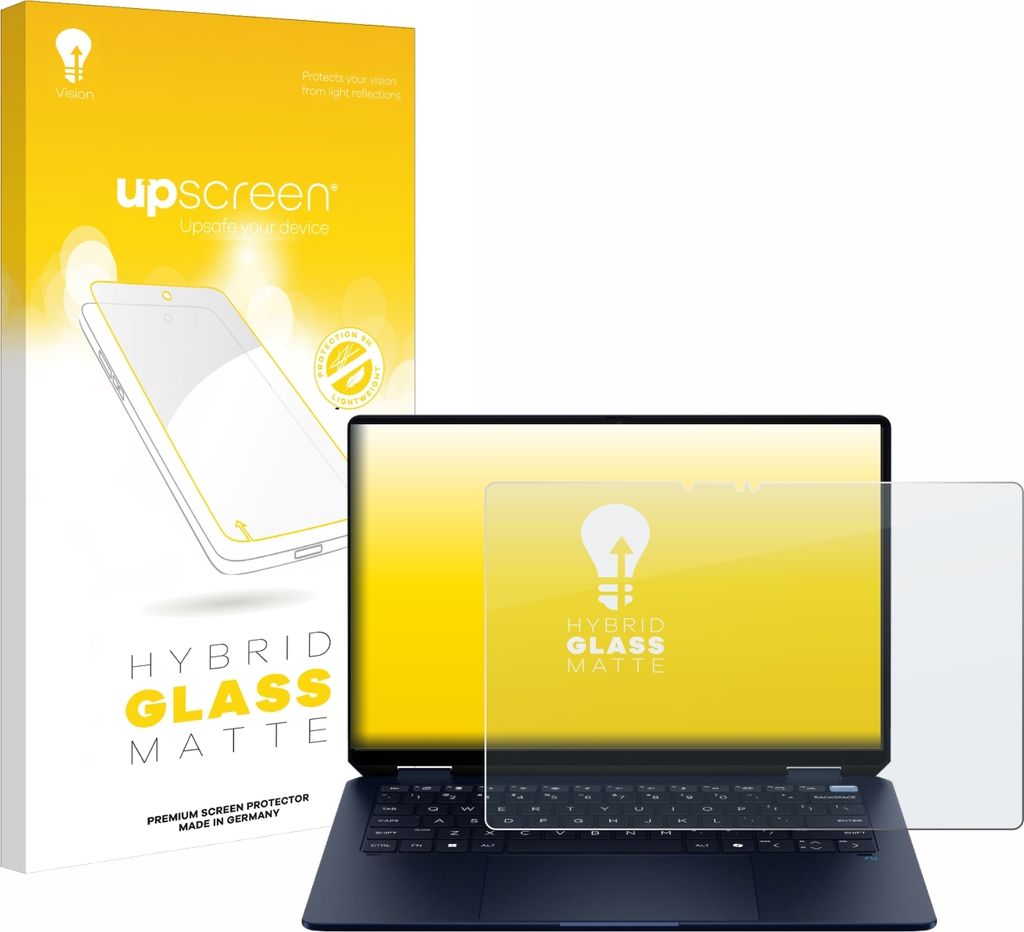 upscreen Entspiegelungs Schutzglas für HP OmniBook Ultra Flip 14-fh Schutzfolie Panzer Folie Glas Display Schutz matt
