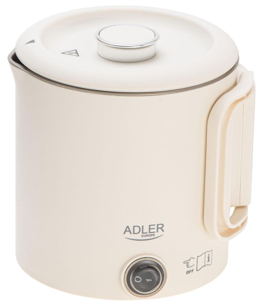Wasserkocher ADLER AD 1388b touristisch 0 8 l 650 W Beige Produktbild 