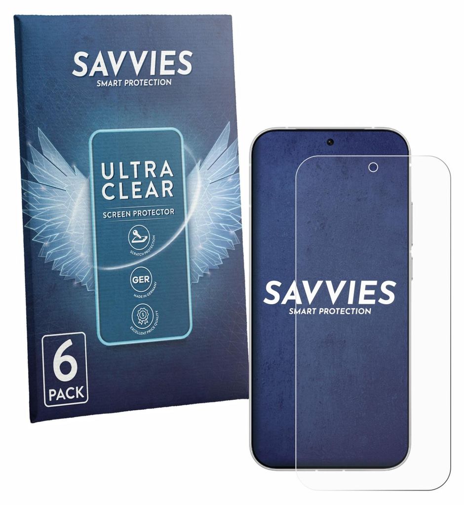 6x Für Vivo iQOO Z11 Turbo Schutzfolie Savvies Displayschutz Display Schutz Folie Klar Transparent