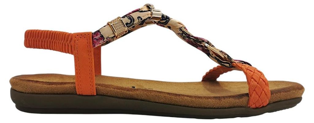2 Go Fashion: Sandalias naranjas de la marca Ubah Imagen del producto 