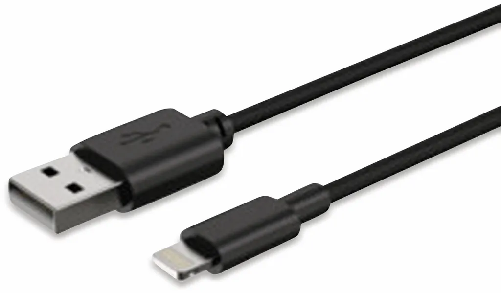 Cavo Lightning Ansmann 1700-0131: Ricarica Sicura per iPhone e iPad 100cm