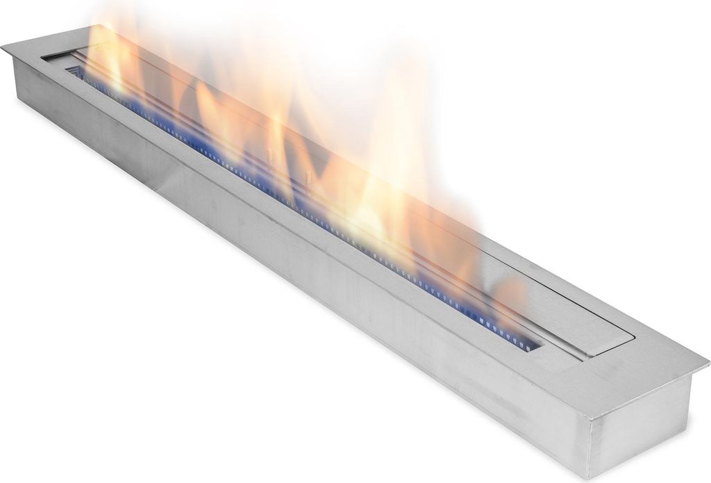 120 cm Edelstahl Bioethanolkamin  Brenner Gelkamine Produktbild 