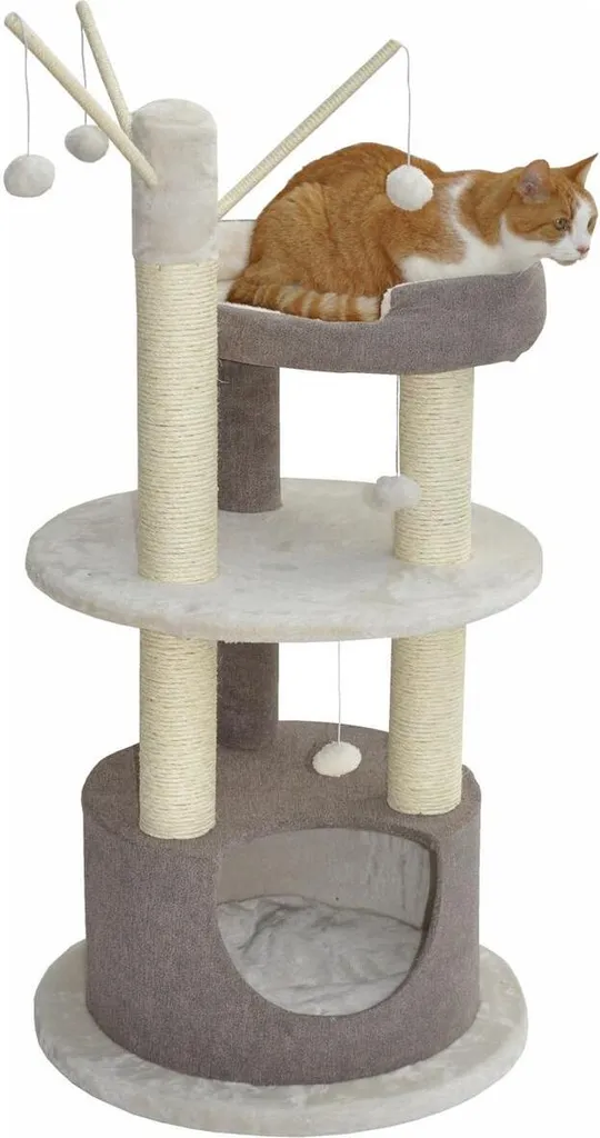 Petit arbre à chat Lilly 125 x 60 x 60 cm - Stable et facile à monter