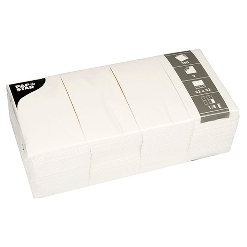 PAPSTAR 82552 PAPSTAR Serv. weiß 1/8falz Immagine del prodotto 