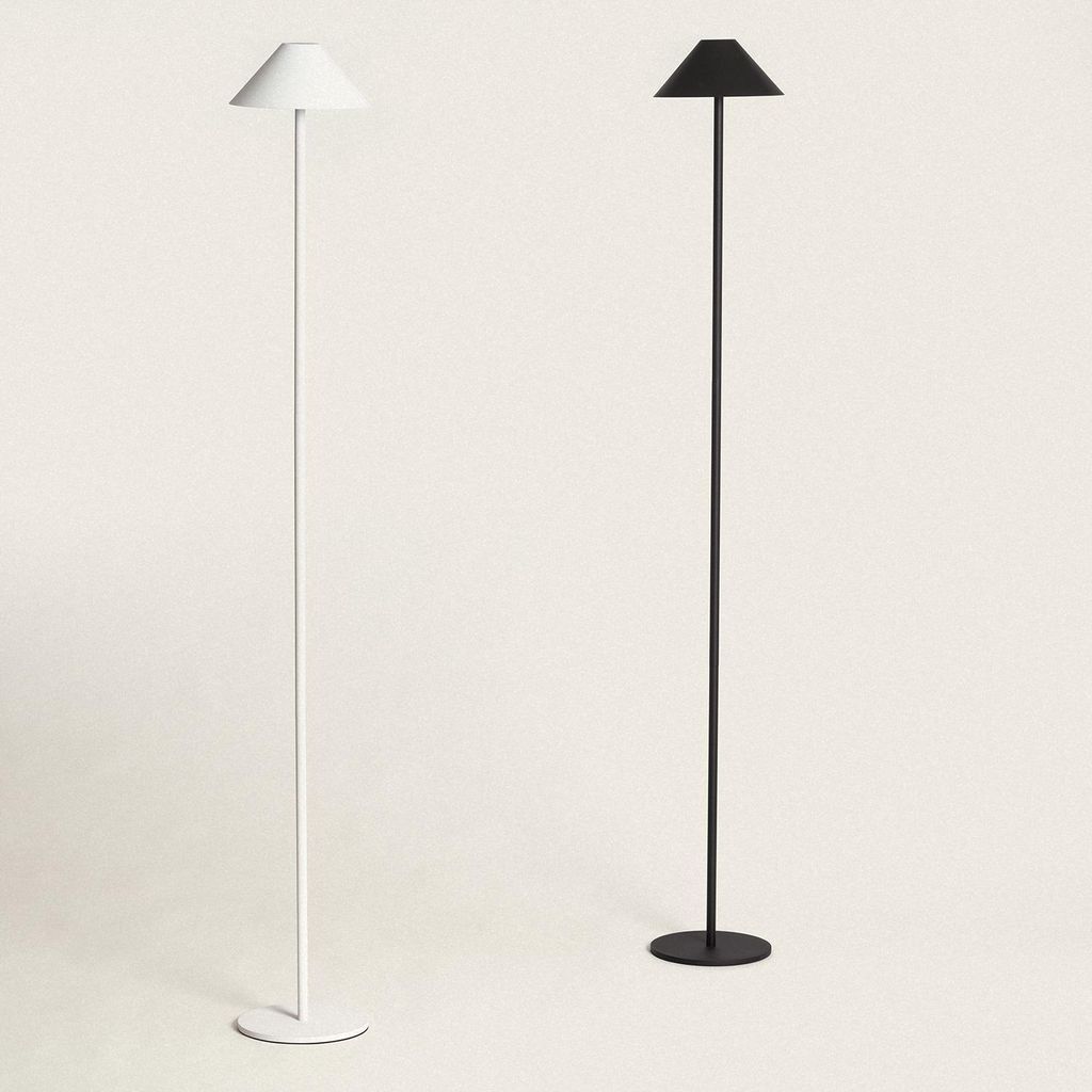 LED-Stehlampe 3W Tragbar Außen mit wiederaufladbarem USB-Akku Kivuli Weiß