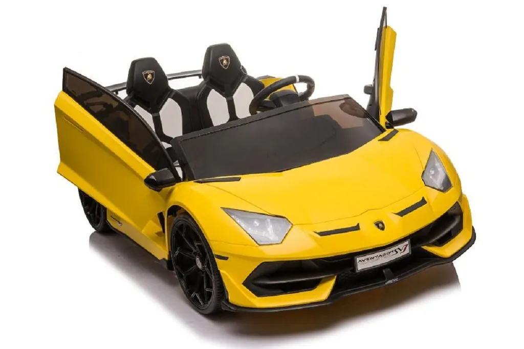 Voiture de Jardin Enfant Lamborghini 2 Places : Jeu Extérieur de Luxe