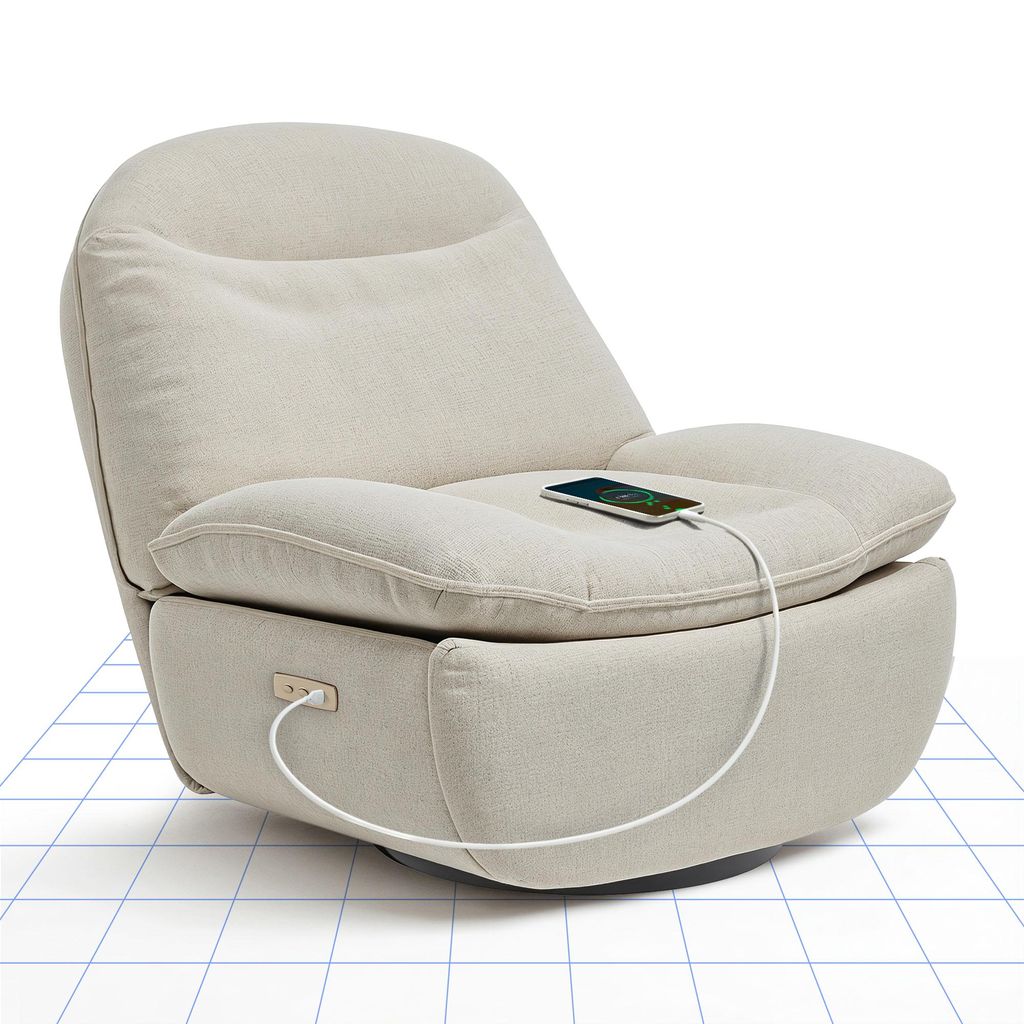 FLEXISPOT XR6 Oval – elektryczny fotel relaksacyjny z Zdjęcie produktu 