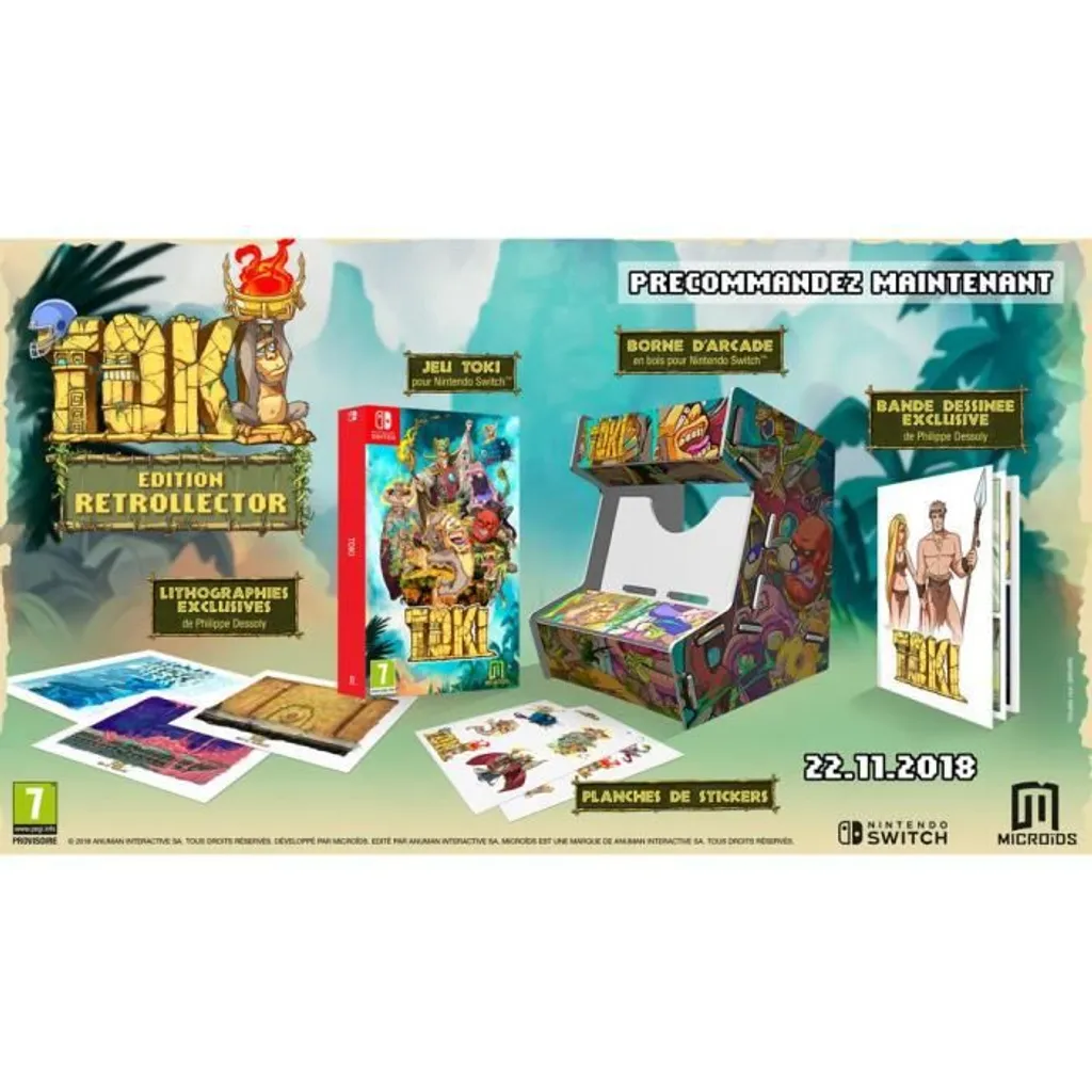 Jeu Nintendo Switch Toki Retrollector Edition - Coffret de Collection - 7