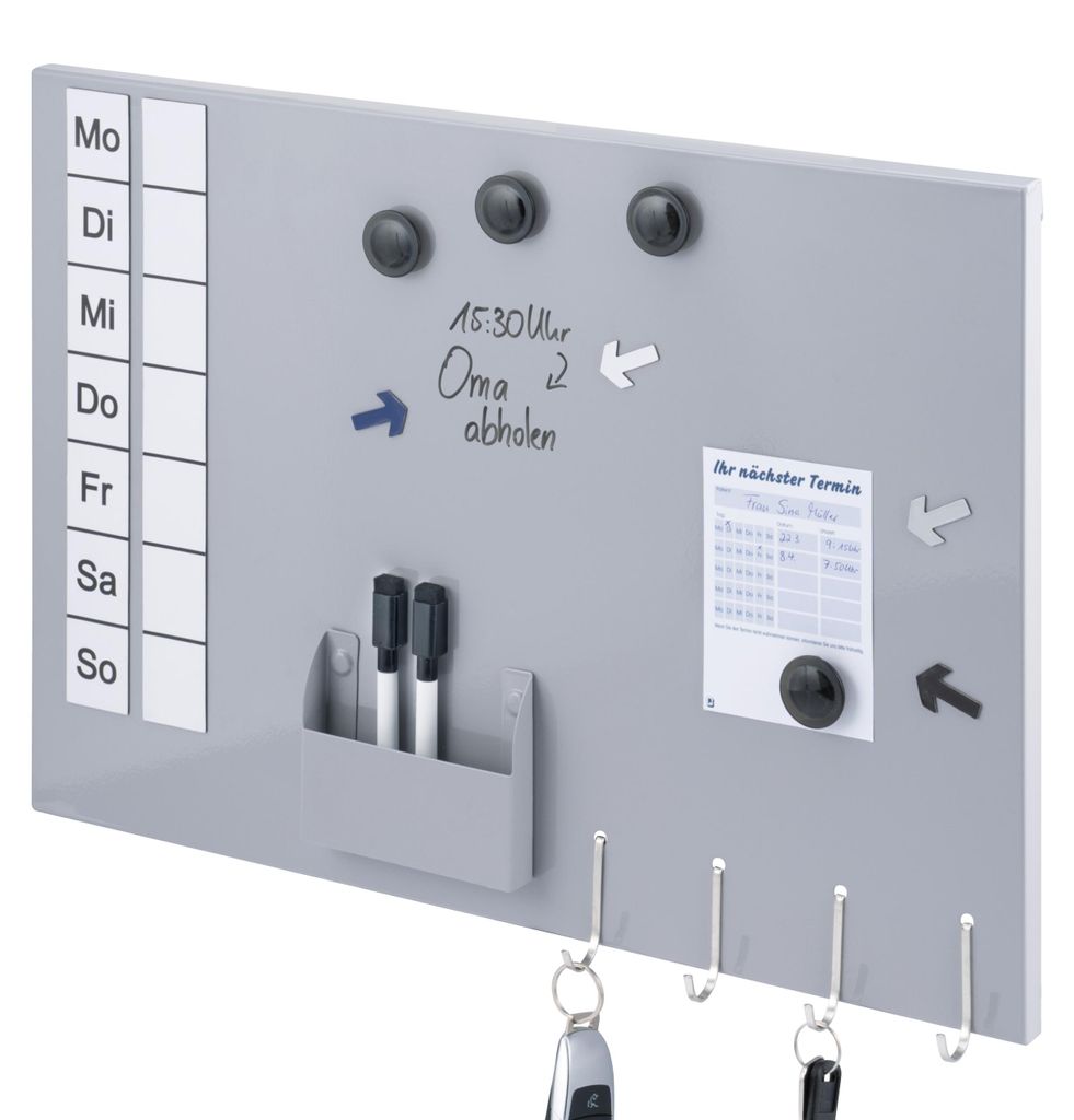 Bremermann magnetisch whiteboard van metaal, beschrijfbaar, Productafbeelding 