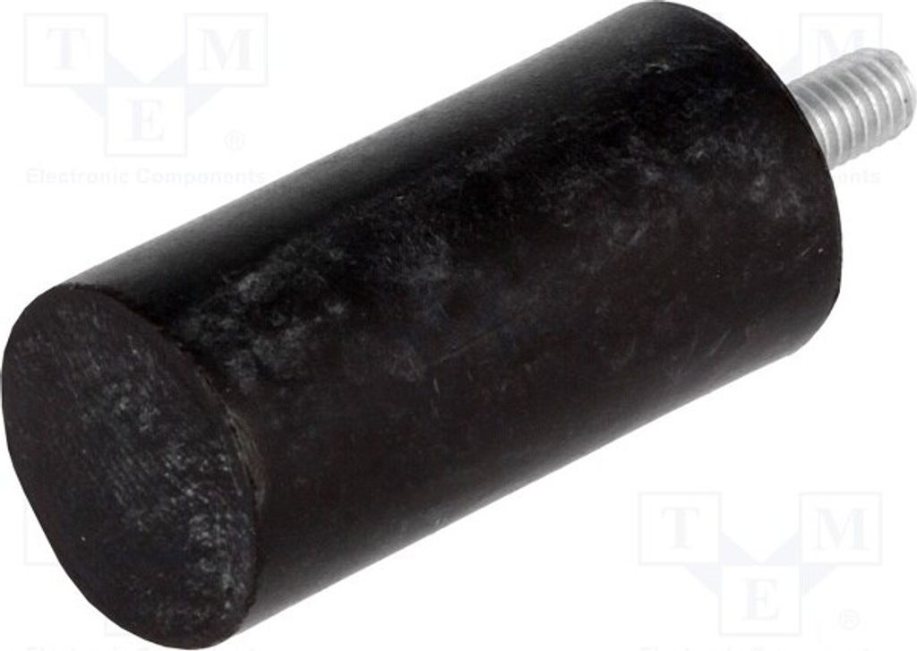 1x Mit vibrationsgeschütztem Stbein H: 30mm Ø: 15mm 193N DVA.4-15-30-M4-10-70 Beine
