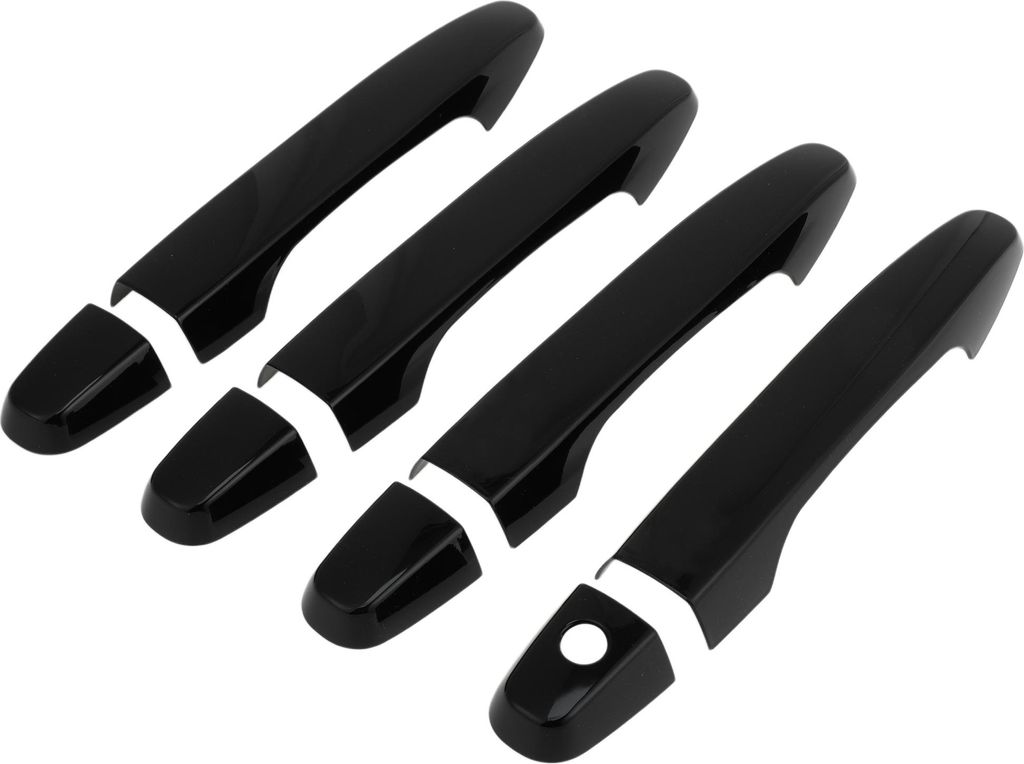1 Set Autotürgriffabdeckung für Honda CR-V 2012-2016 Außen Glanz Schwarz ABS