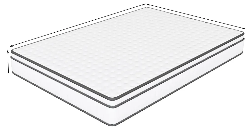 Matelas 140x200 blanc : fini le mal de dos avec la fermeté équilibrée
