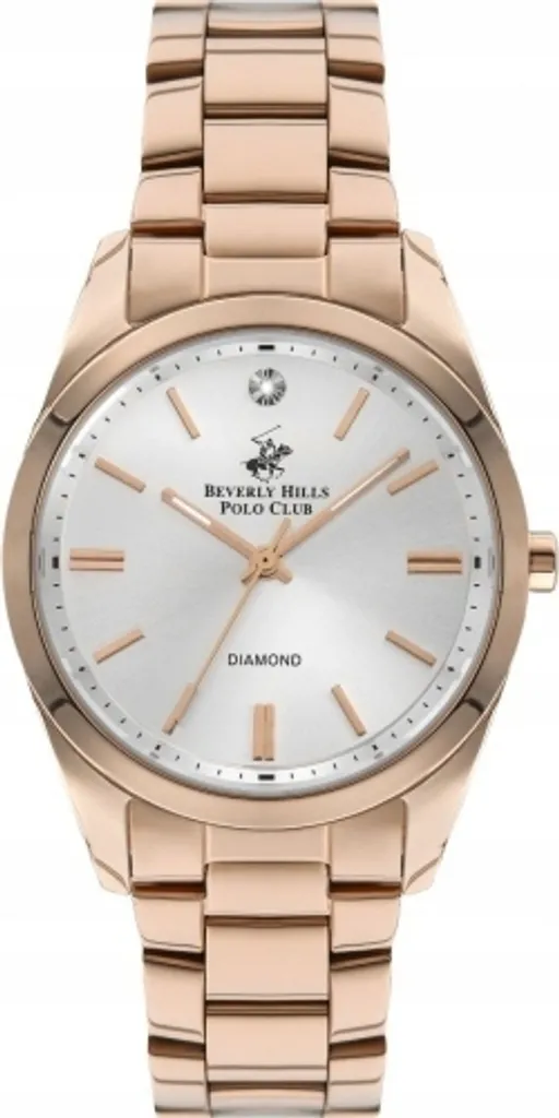 Sublimez votre poignet avec la montre Beverly Hills or rose et diamants